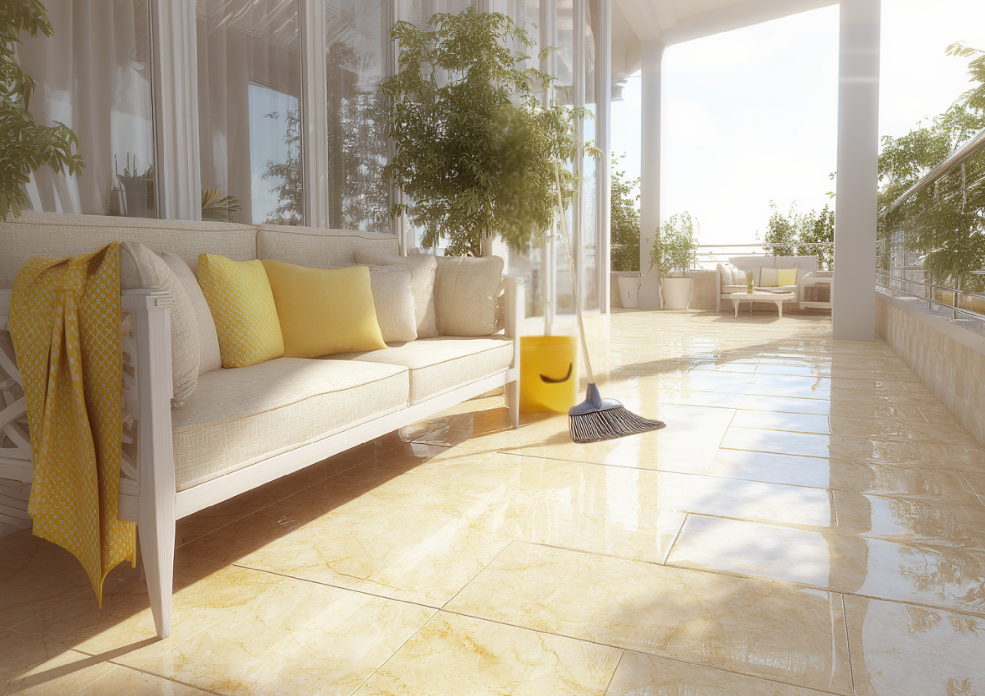 Frühjahrsputz für Naturstein: So bringst du deine Außenflächen wieder zum Strahlen!