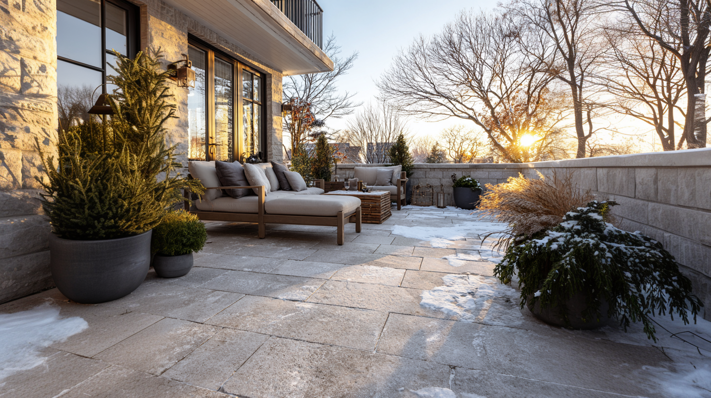 Tipps für die sichere Naturstein-Verlegung im Herbst / Winter