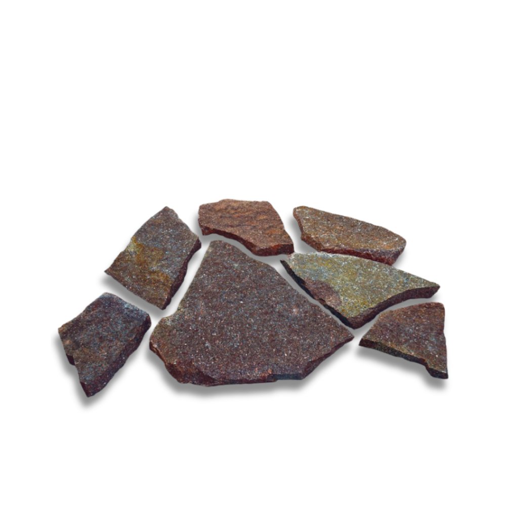 Bodenplatten Porphyr polygonal
