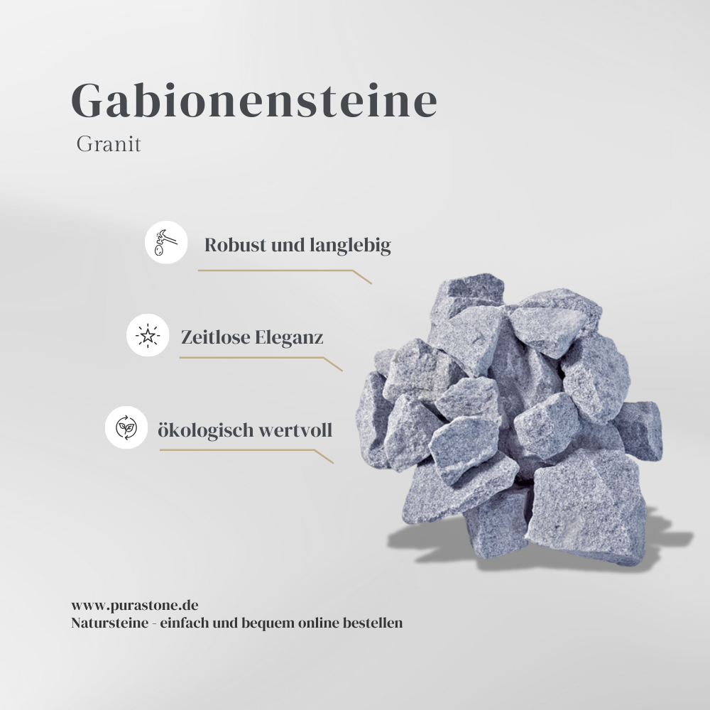 Gabionensteine Granit