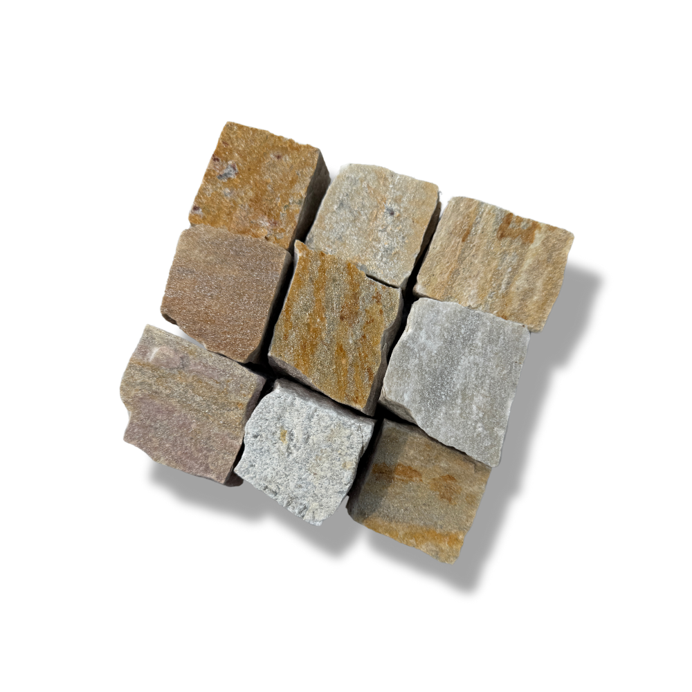 Pflastersteine Quarzit San Tome