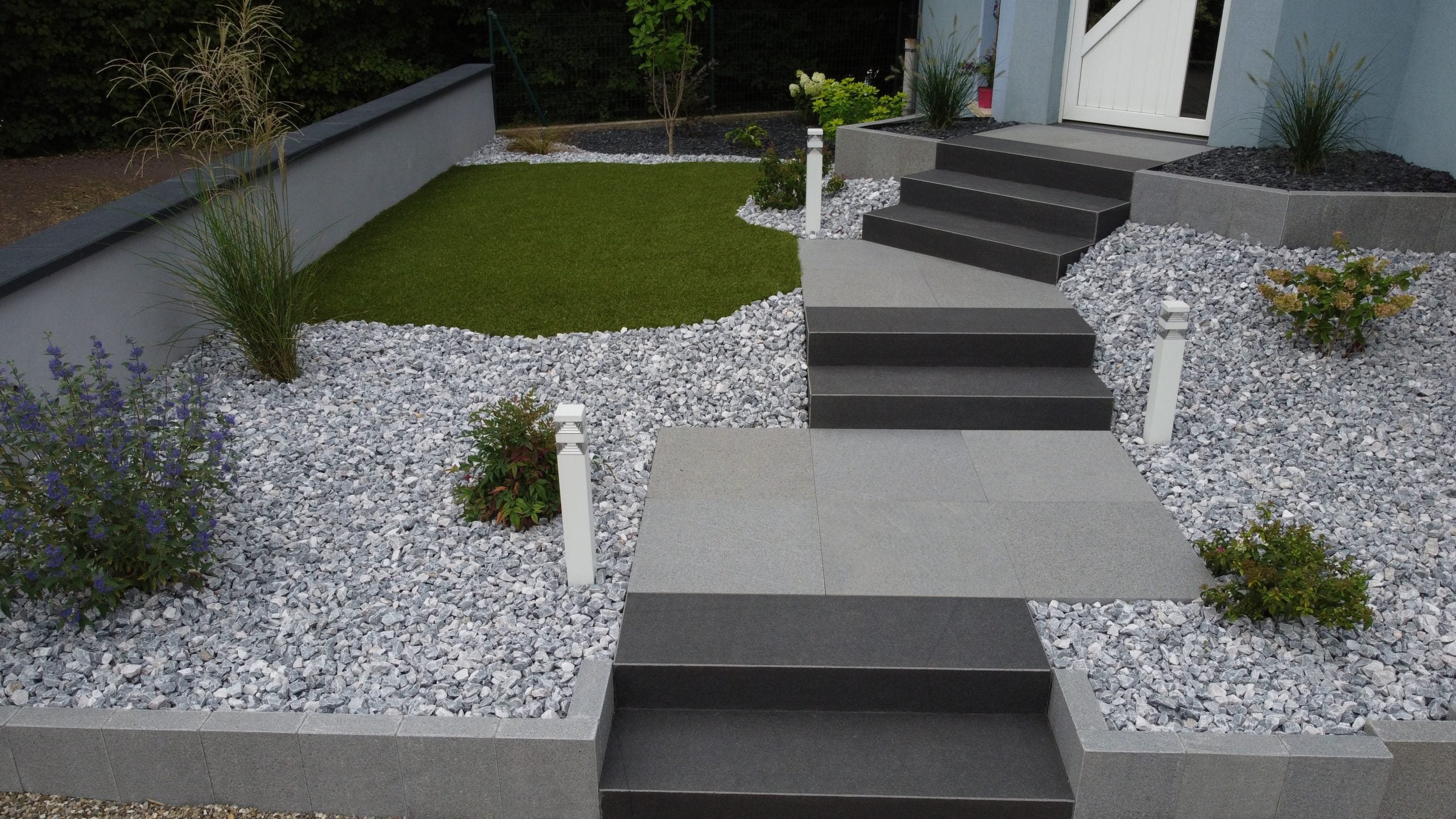 Blockstufen Granit Nero Assoluto
