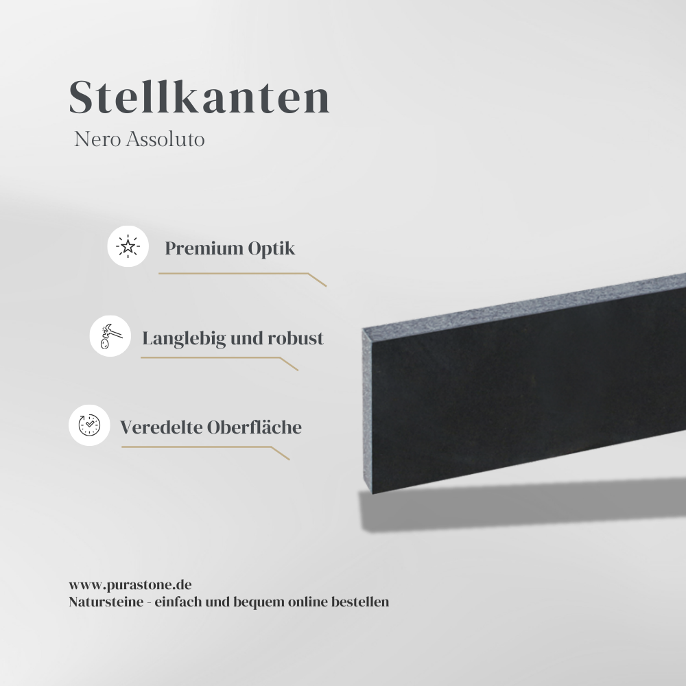 Stellkanten Nero Assoluto