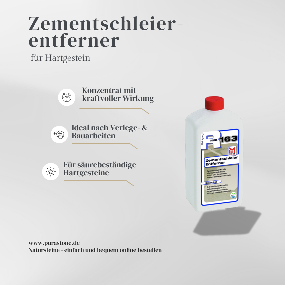 Zementschleierentferner für Hartgestein