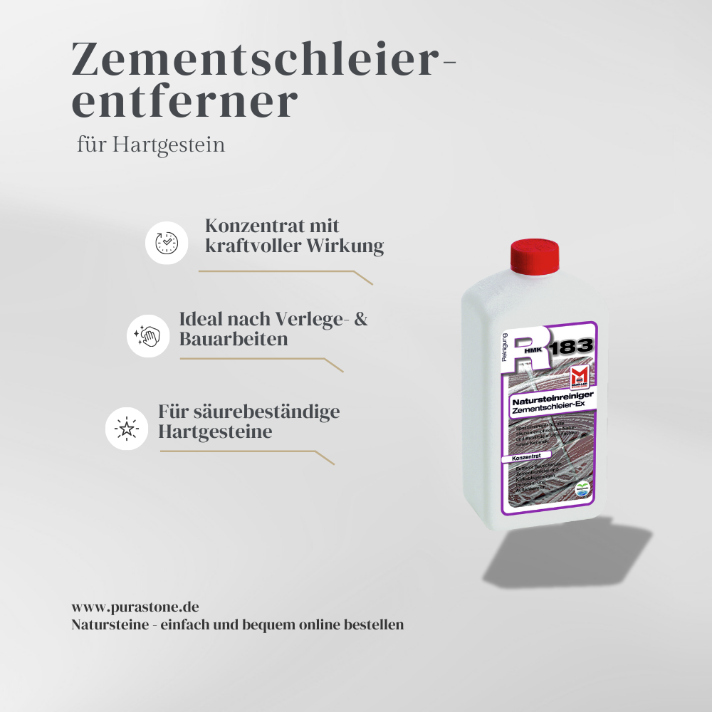 Zementschleierentferner für Hartgestein
